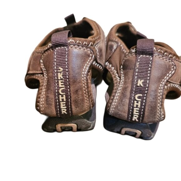 SKECHERS Women‎ 8.5 BROWN SLIP ON SANDALS Boat SHOES - Picture 5 of 6